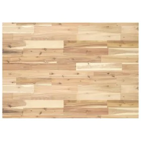 Schreibtischplatte aus massivem Akazienholz unbehandelt 80x70x4 cm von , Schreibtischzubehör und Produkte - Ref: Foro24-32797...
