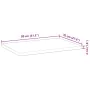 Tablero escritorio madera maciza acacia sin tratar 80x70x4 cm by , Desk accessories and products - Ref: Foro24-3279743, Price...