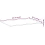 Tablero escritorio madera maciza acacia sin tratar 80x70x2 cm von , Schreibtischzubehör und Produkte - Ref: Foro24-3279757, P...