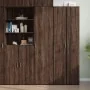 Brown oak engineered wood sideboard 45x42.5x185 cm by , Sideboards - Ref: Foro24-3281412, Price: 162,52 €, Discount: %