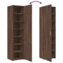 Aparador de madera de ingeniería marrón roble 45x42,5x185 cm de , Aparadores - Ref: Foro24-3281412, Precio: 162,52 €, Descuen...