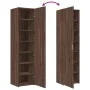 Brown oak engineered wood sideboard 45x42.5x185 cm by , Sideboards - Ref: Foro24-3281412, Price: 162,52 €, Discount: %