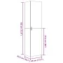 Aparador de madera de ingeniería marrón roble 45x42,5x185 cm de , Aparadores - Ref: Foro24-3281412, Precio: 162,52 €, Descuen...