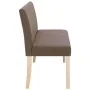 Polyester bench 139.5 cm brown by , Benches for halls and storage - Ref: Foro24-281336, Price: 215,66 €, Discount: %