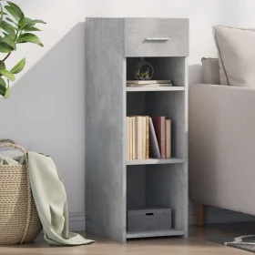 Aparador de madera de ingeniería gris hormigón 30x42,5x93 cm de , Aparadores - Ref: Foro24-846309, Precio: 53,78 €, Descuento: %