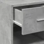 Aparador de madera de ingeniería gris hormigón 30x42,5x93 cm de , Aparadores - Ref: Foro24-846309, Precio: 53,78 €, Descuento: %