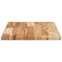 Rectangular solid acacia wood table top 80x40x2 cm by , Table tops - Ref: Foro24-4008813, Price: 47,53 €, Discount: %