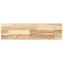 Floating shelves 2 pcs untreated acacia wood 80x20x4 cm by , Shelves and shelves - Ref: Foro24-3279424, Price: 68,45 €, Disco...
