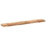 Floating shelf 2 pcs acacia wood finished oil 140x20x4 cm by , Shelves and shelves - Ref: Foro24-3279596, Price: 111,30 €, Di...