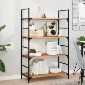 Floating shelf 2 pcs acacia wood finished oil 80x40x2 cm by , Shelves and shelves - Ref: Foro24-3279556, Price: 83,16 €, Disc...