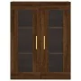 Aparador alto madera contrachapada marrón roble 69,5x34x180 cm de , Aparadores - Ref: Foro24-3198272, Precio: 165,48 €, Descu...