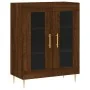 Aparador alto madera contrachapada marrón roble 69,5x34x180 cm de , Aparadores - Ref: Foro24-3198272, Precio: 165,48 €, Descu...
