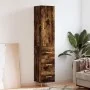 Sideboard aus geräuchertem Eichensperrholz 34,5x34x180 cm von , Sideboards - Ref: Foro24-3198846, Preis: 110,81 €, Rabatt: %