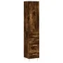Sideboard aus geräuchertem Eichensperrholz 34,5x34x180 cm von , Sideboards - Ref: Foro24-3198846, Preis: 110,81 €, Rabatt: %