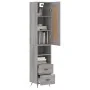 Aparador alto madera contrachapada gris Sonoma 34,5x34x180 cm von , Sideboards - Ref: Foro24-3200239, Preis: 106,58 €, Rabatt: %