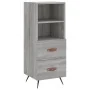 Aparador alto madera contrachapada gris Sonoma 34,5x34x180 cm von , Sideboards - Ref: Foro24-3200239, Preis: 106,58 €, Rabatt: %