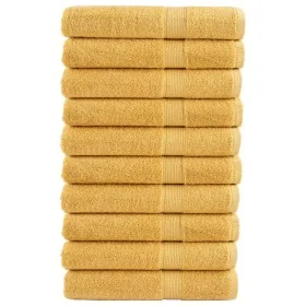 Toallas premium SOLUND 10 unidades dorado 100x200 cm 600 gsm by , Towels - Ref: Foro24-137295, Price: 245,46 €, Discount: %