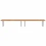 Wall-mounted washbasin shelf made of steel and solid beech wood by , bathroom vanities - Ref: Foro24-3302458, Price: 183,02 €...