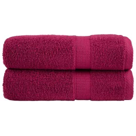 SOLUND Badetücher 2 Stück bordeaux 100x150 cm 600 g/m² von , Handtücher - Ref: Foro24-137215, Preis: 39,25 €, Rabatt: %