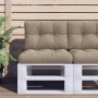 Cushion for sofa made of pallets in taupe gray fabric 60x40x12 cm by , Cushions for chairs and sofas - Ref: Foro24-360565, Pr...