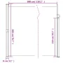 Rote einziehbare Seitenmarkise 200x300 cm von , Sonnenschirme - Ref: Foro24-4004357, Preis: 101,85 €, Rabatt: %