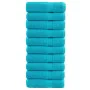Toallas de ducha SOLUND 10 unidades turquesa 70x140 cm 600 gsm de , Toallas - Ref: Foro24-137454, Precio: 109,95 €, Descuento: %