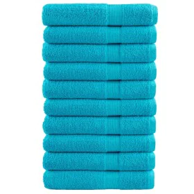 Premium SOLUND Handtücher 10 Stück türkis 100x200 cm 600 g/m² von , Handtücher - Ref: Foro24-137463, Preis: 243,67 €, Rabatt: %