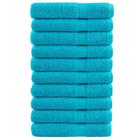 Toallas premium SOLUND 10 unidades turquesa 100x200 cm 600 gsm de , Toallas - Ref: Foro24-137463, Precio: 243,67 €, Descuento: %