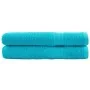 Premium SOLUND towels 2 units turquoise 100x200 cm 600 gsm by , Towels - Ref: Foro24-137461, Price: 58,78 €, Discount: %