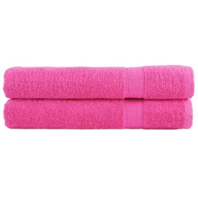 SOLUND sauna towels 2 units pink 80x200 cm 600 gsm by , Towels - Ref: Foro24-137530, Price: 43,44 €, Discount: %
