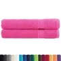SOLUND sauna towels 2 units pink 80x200 cm 600 gsm by , Towels - Ref: Foro24-137530, Price: 43,44 €, Discount: %