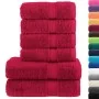 SOLUND premium towel set 6 units red 600 gsm by , Towels - Ref: Foro24-137564, Price: 47,02 €, Discount: %