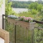 Pflanzgefäße mit Haken 2 Stück synthetisches Rattan grau von , Töpfe und Pflanzgefäße - Ref: Foro24-366403, Preis: 69,93 €, R...