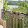 Planters with hooks 2 units synthetic rattan gray by , Pots and planters - Ref: Foro24-366403, Price: 69,54 €, Discount: %