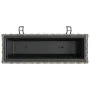 Pflanzgefäße mit Haken 2 Stück synthetisches Rattan grau von , Töpfe und Pflanzgefäße - Ref: Foro24-366403, Preis: 69,93 €, R...