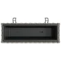 Planters with hooks 2 units synthetic rattan gray by , Pots and planters - Ref: Foro24-366403, Price: 69,54 €, Discount: %
