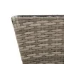 Planters with hooks 2 units synthetic rattan gray by , Pots and planters - Ref: Foro24-366403, Price: 69,54 €, Discount: %