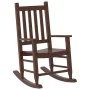 Mecedoras para niños 2 uds madera maciza de álamo marrónes de , Mecedoras - Ref: Foro24-3281595, Precio: 114,43 €, Descuento: %