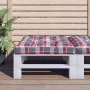 Cushion for pallet sofa red checkered fabric 80x80x12 cm by , Cushions for chairs and sofas - Ref: Foro24-360504, Price: 31,6...