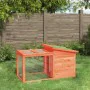 Kaninchenstall aus massivem Kiefernholz braun 100,5x54x55 cm von , Käfige und Lebensräume für Kleintiere - Ref: Foro24-172289...