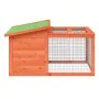 Solid pine wood rabbit hutch brown 100.5x54x55 cm by , Cages and habitats for small animals - Ref: Foro24-172289, Price: 95,5...