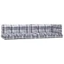 Cushions for pallet sofa 5 units gray checkered fabric by , Cushions for chairs and sofas - Ref: Foro24-360791, Price: 114,22...