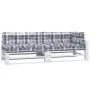 Cushions for pallet sofa 5 units gray checkered fabric by , Cushions for chairs and sofas - Ref: Foro24-360791, Price: 114,22...