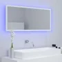 White acrylic LED bathroom mirror 100x8.5x37 cm by vidaXL, bathroom vanities - Ref: Foro24-804940, Price: 64,09 €, Discount: %