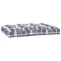 Cushions for pallet sofa 5 units gray checkered fabric by , Cushions for chairs and sofas - Ref: Foro24-360791, Price: 114,22...