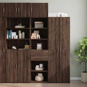 Schmaler Schrank aus Holzwerkstoff Eiche braun 50x42,5x225 cm von , Sideboards - Ref: Foro24-3281314, Preis: 177,75 €, Rabatt: %