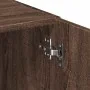 Schmaler Schrank aus Holzwerkstoff Eiche braun 50x42,5x225 cm von , Sideboards - Ref: Foro24-3281314, Preis: 176,56 €, Rabatt: %