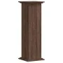 Pflanzenständer aus brauner Eiche 33x33x100 cm von , Topfständer - Ref: Foro24-852984, Preis: 62,47 €, Rabatt: %