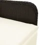 Set of 9 garden table and chairs and cushions PE rattan black by , Garden sets - Ref: Foro24-3277132, Price: 1,00 €, Discount: %
