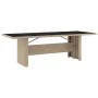 Set de mesa y sillas de jardín 11 pzas y cojines ratán PE beige by , Garden sets - Ref: Foro24-3277288, Price: 1,00 €, Discou...